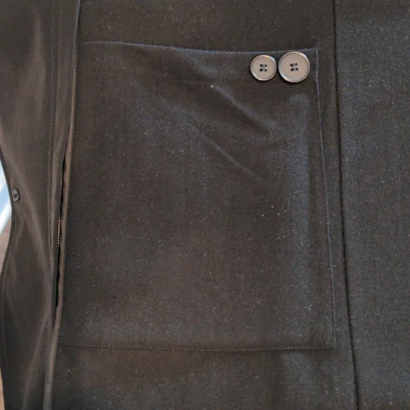 Kenneth Cole New York Black raincoat size small - Picture 12 of 14